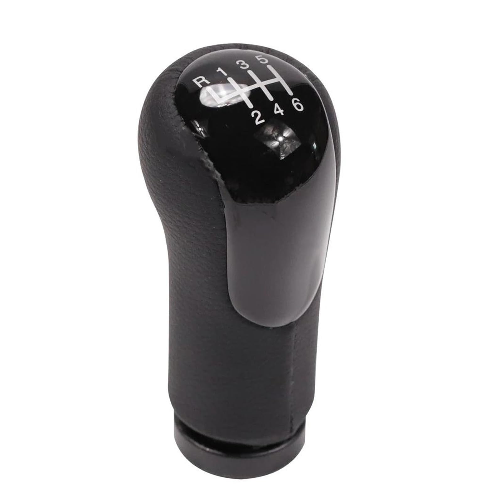 Zncojl Black Car Gear Stick Knob For Ford For Fiesta For Fusion For Transit Connect 2002-5/6 Speed Car Gear Knob Lever No Modification Required