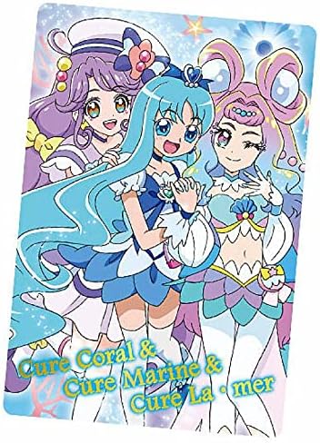 Amazon P11 キュアコーラル キュアマリン キュアラメール 映画トロピカルージュ プリキュア 雪のプリンセスと奇跡の指輪 キラキラカードグミ アニメ 萌えグッズ 通販