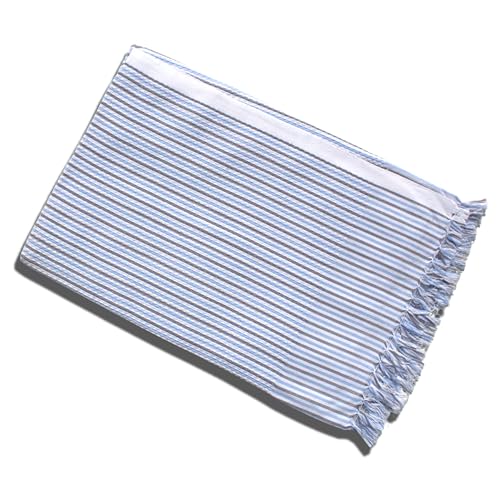 Image of Soft Feel Turkish Towel 30 X 60 Inch|Towels for Bath Large Size Men|बाथ टॉवल|Light Weight, Quick Absorbent, Quick Dry,Travel Friendly Thorthu|Pack of 1