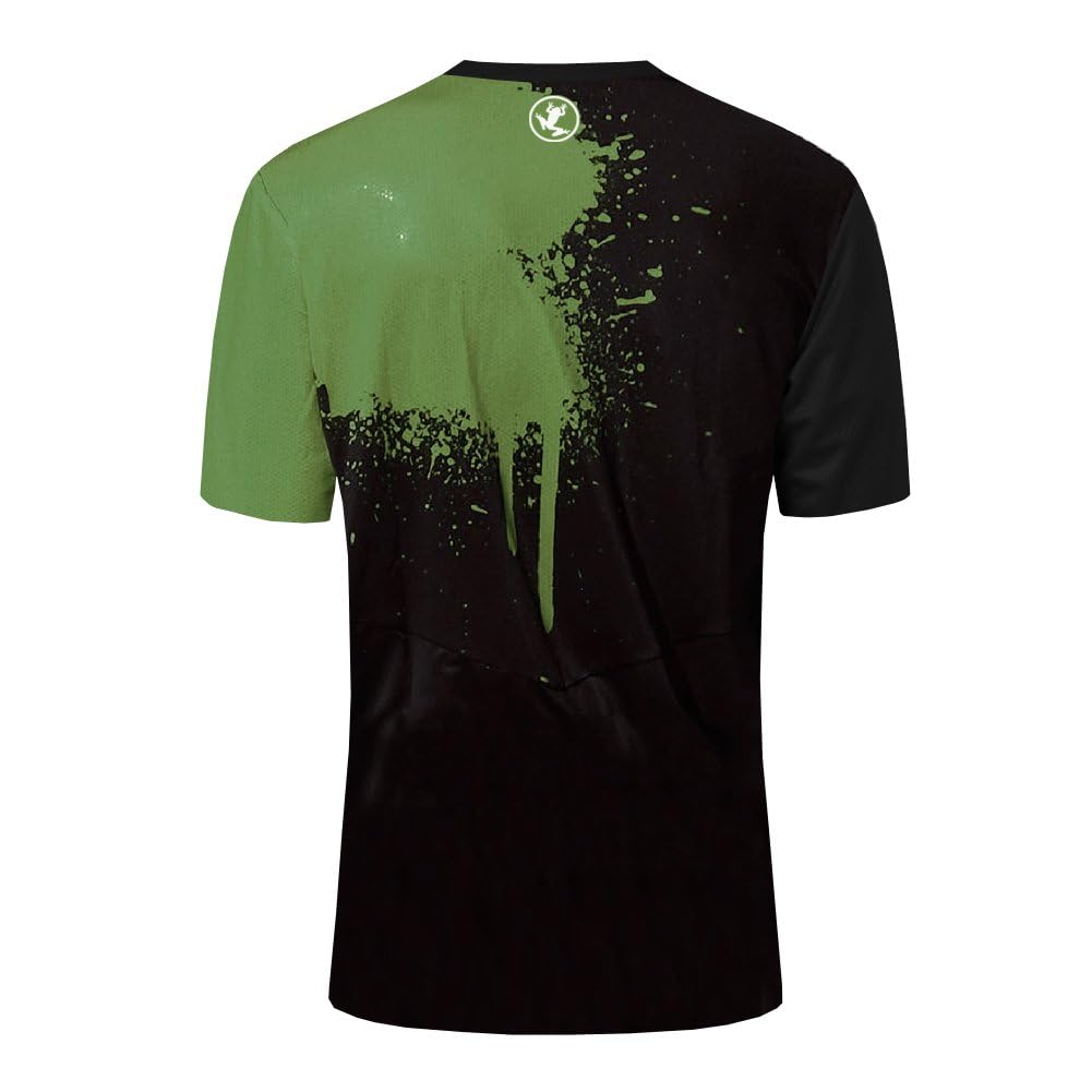 UGLY FROG Herren Kurzarm Shirt MTB Leicht Atmungsaktiv Sanft Sport Fitnessstudio Radtrikot 210LINSJ2603SHORT
