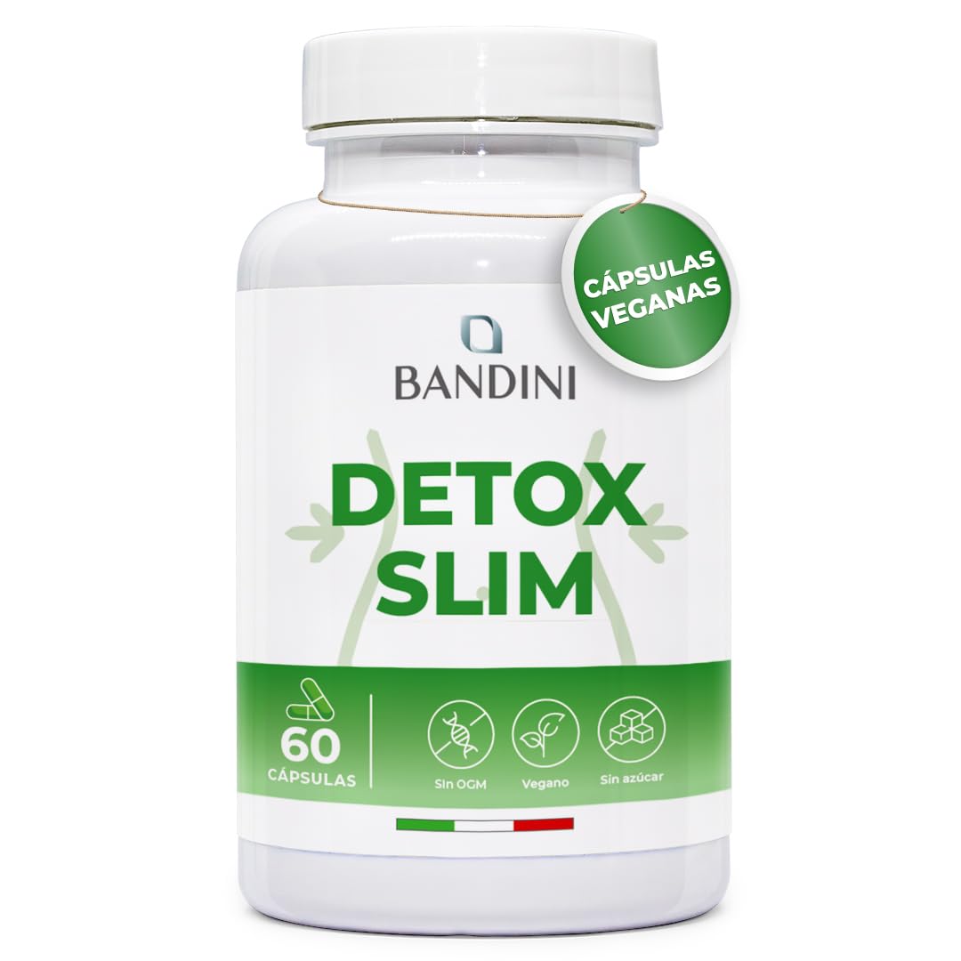 Bandini® DETOX 60 Cápsulas Veganas | Drenante, Antioxidante, Depurativo y Desint