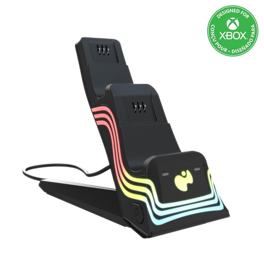 PDP Xbox AFTERGLOW WAVE DUAL CHARGER Black