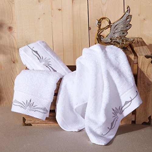 Premium Cotton Towel Set 900 Gram;1 Large Bath Towels,1 Hand Towel & 1 Washcloth,Luxury Bathroom Super Soft And Highly Absorbent,Hotel & Spa Quality #TOP6