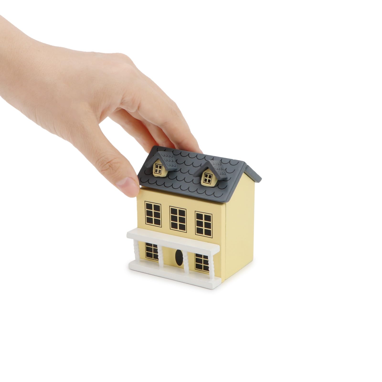 Miniature House Tiny Home for 1/12 Dollhouse Accessories Palm-Sized Decor