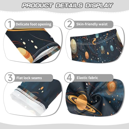 Toddler Girls Leggings Printed Yoga Pants Leggings Beautiful Starry Sky for Kids3