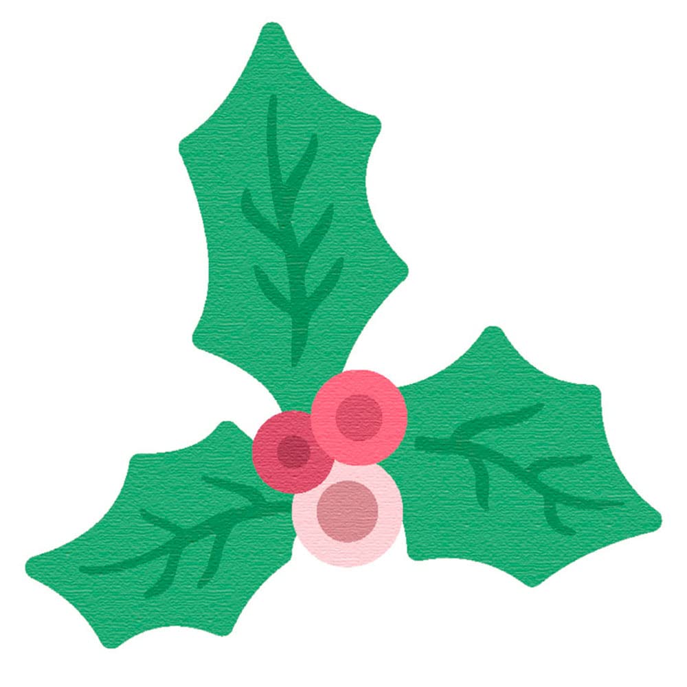ZAG Fine Die Christmas Holly