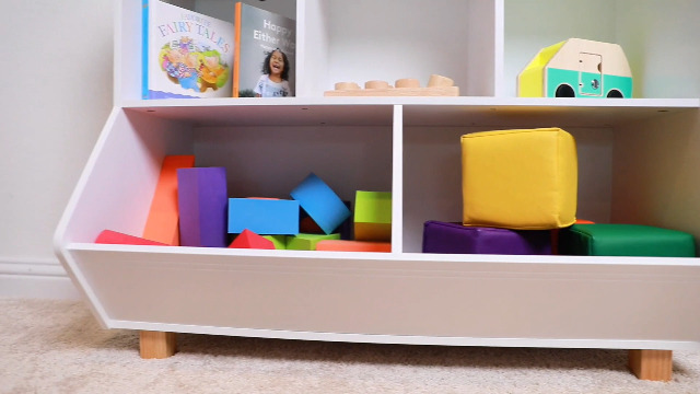Amazon.com: UTEX Toy Storage Organizer, Kids Bookshelf and Toy