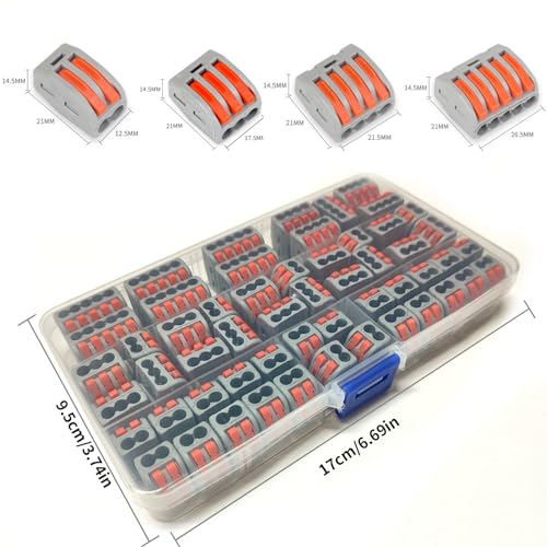 55 Pezzi Connettore cavo elettrico, Terminali a