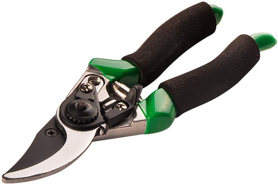Garden Mile Power Pruner - Carbon Steel Garden Shears with Soft Foam Grip Handles, Lightweight Gardening Tools Ideal for Light Pruning (1, Heavy Duty Secateurs)