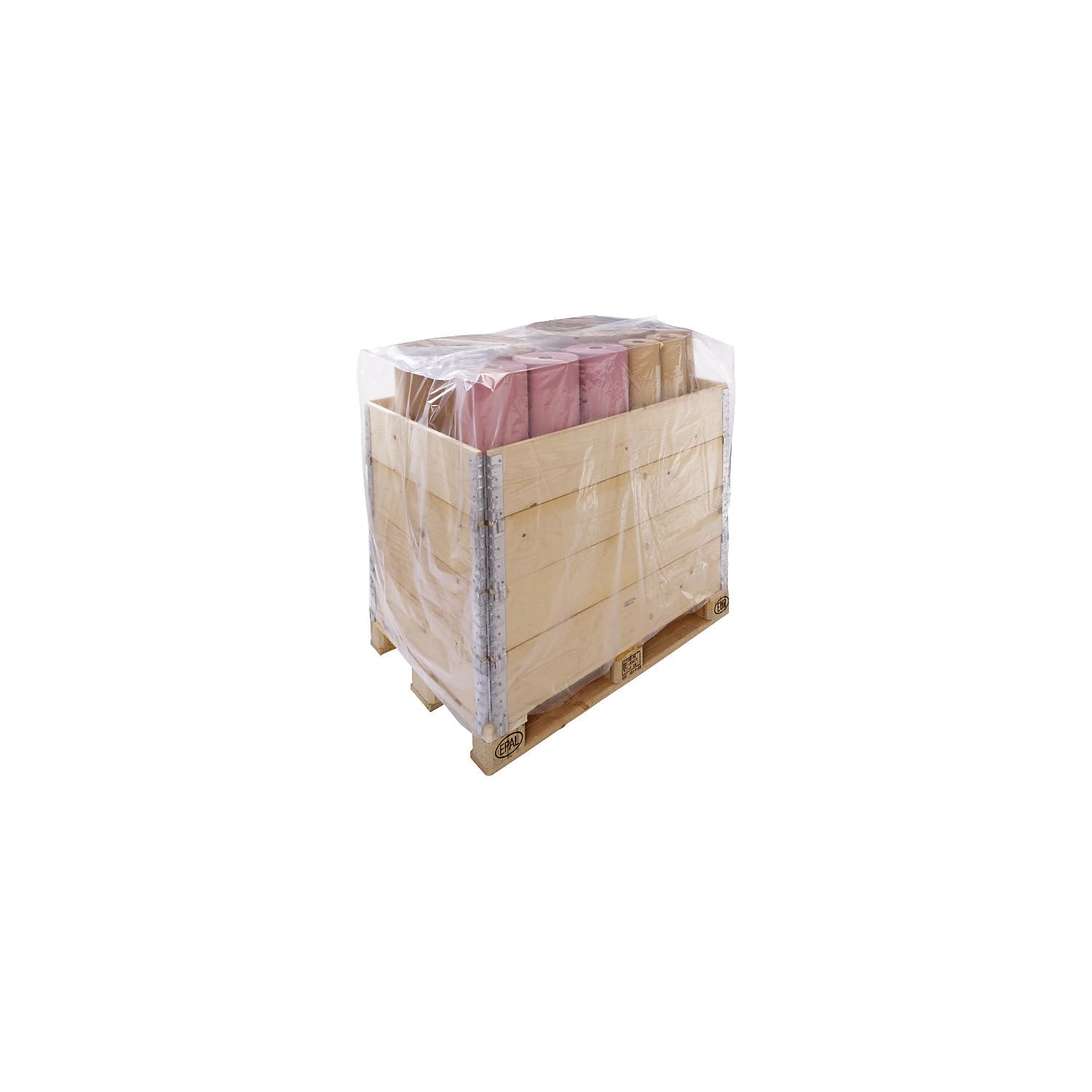 ratioform | Abdeckhaube | für Industriepalette | VE 10 Stk | LxBxH 1250 x 1050 x 1500 mm | Farbe Transparent