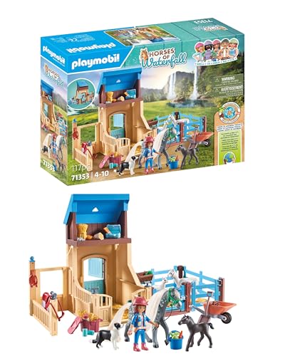 Playmobil Horses of Waterfall Horse Stall with Amelia and Whisper