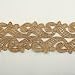 Gold Metallic Floral Flower Lace trim by the yard - Bridal wedding Lace Trim wedding fabric Millinery accent motif scrapbooking crafts lace for baby headband hair accessories dress bridal accessories by Annielov trim #73