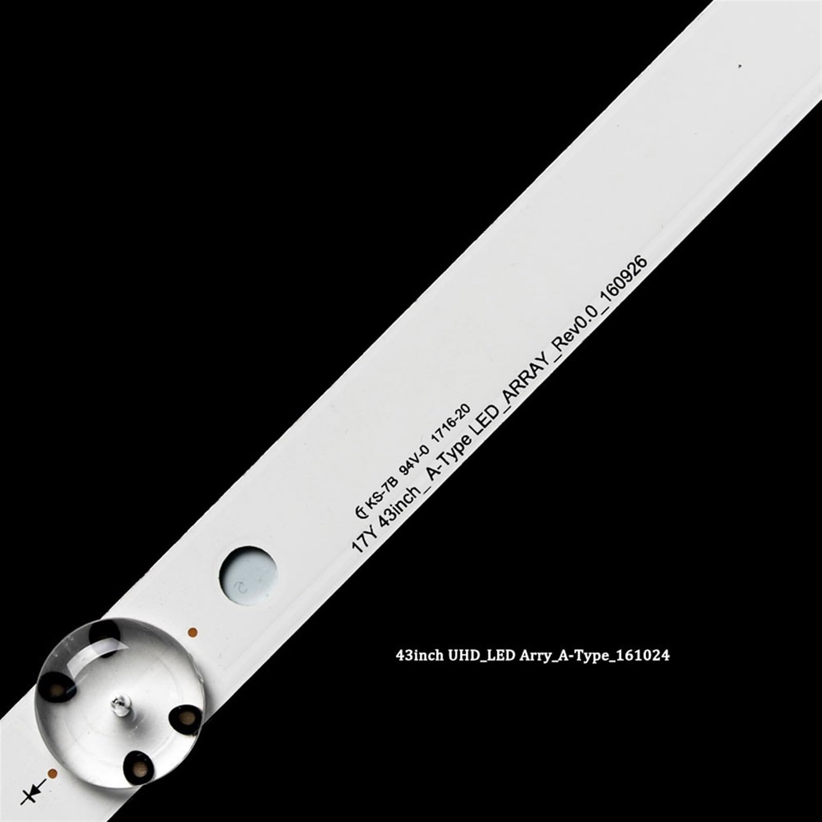 Kit Retroilluminazione LED Per TV LG 43 Pollici - Compatibile Con 43UJ6300, 43UK6300, 43LJ594V, 43UJ634V - SSC_430A83_7LED_REV01_171025