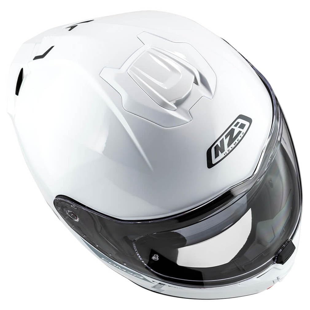 NZI Combi 3 Duo Blanco - Casco de Moto Modular Abatible con Visor Solar - Unisex Hombre y Mujer - Homologado P/J ECE 22.06