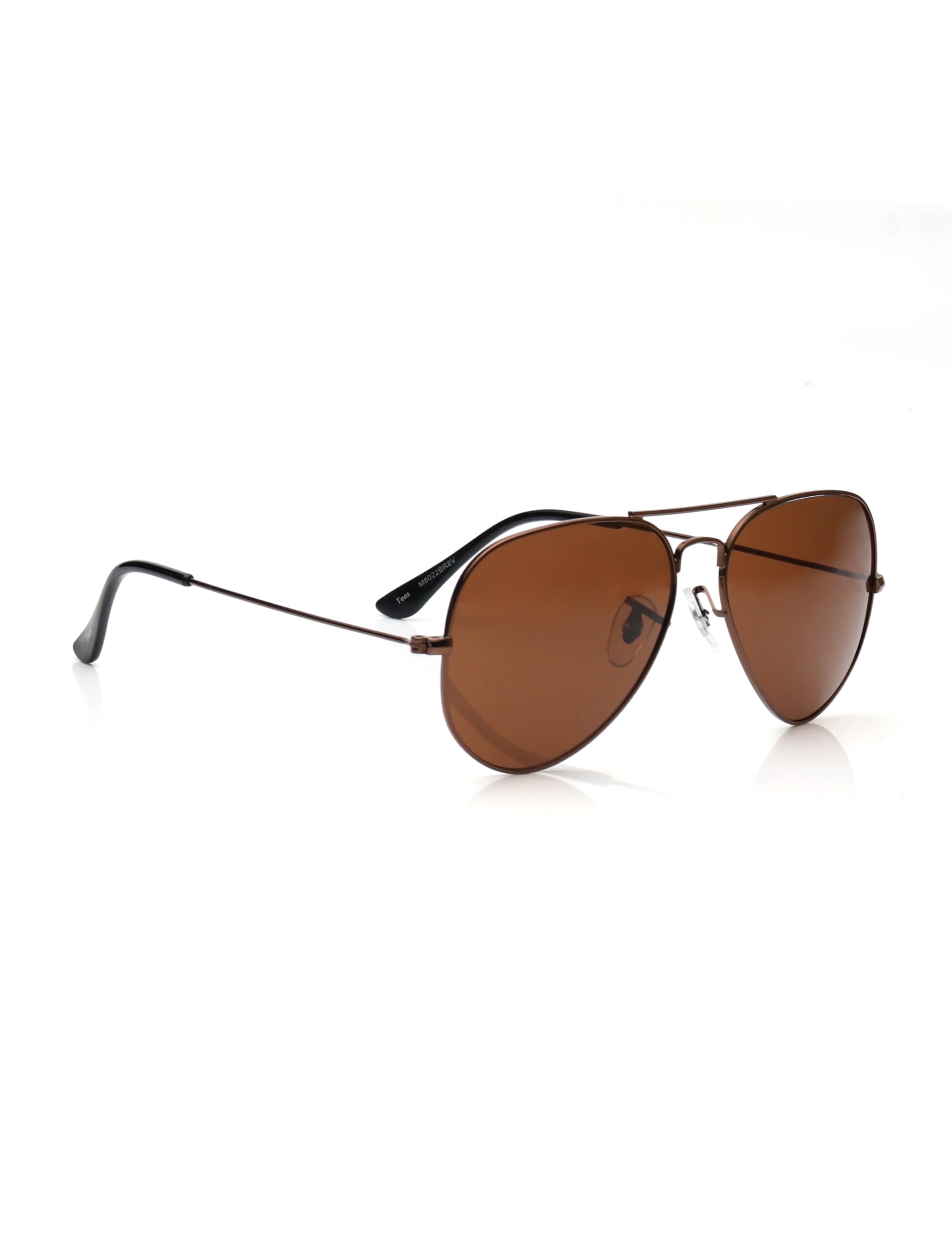 Tees by Fastrack Aviator Brown Sunglasses for Mens-image-14