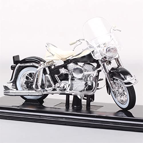 Moto diecast 1:18 Harley FLH Duo Glide 1962 miniature de collection