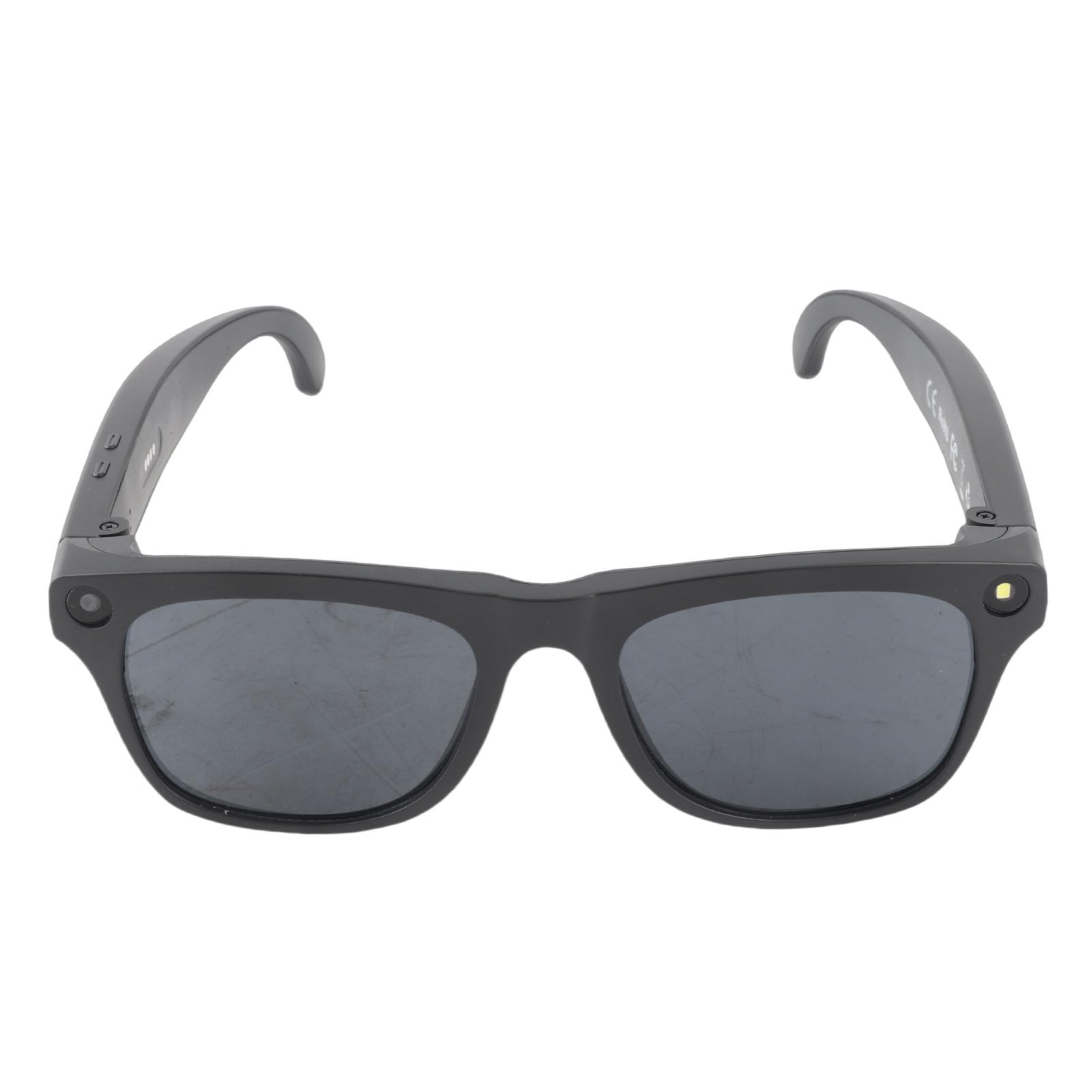 XUMIUZIY Gafas AI para Hombres y Mujeres, Gafas Inteligentes AI Cámara 4K 1080P con Flash, Traducción en Tiempo Real, Altavoces Duales, Asistente de Sonido, Reproducción de Música, para (Black)