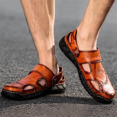Mens Casual Walking Sandals Closed Toe Beach Shoes Sports Outdoor Sandals Summer for Hiking Trekking2