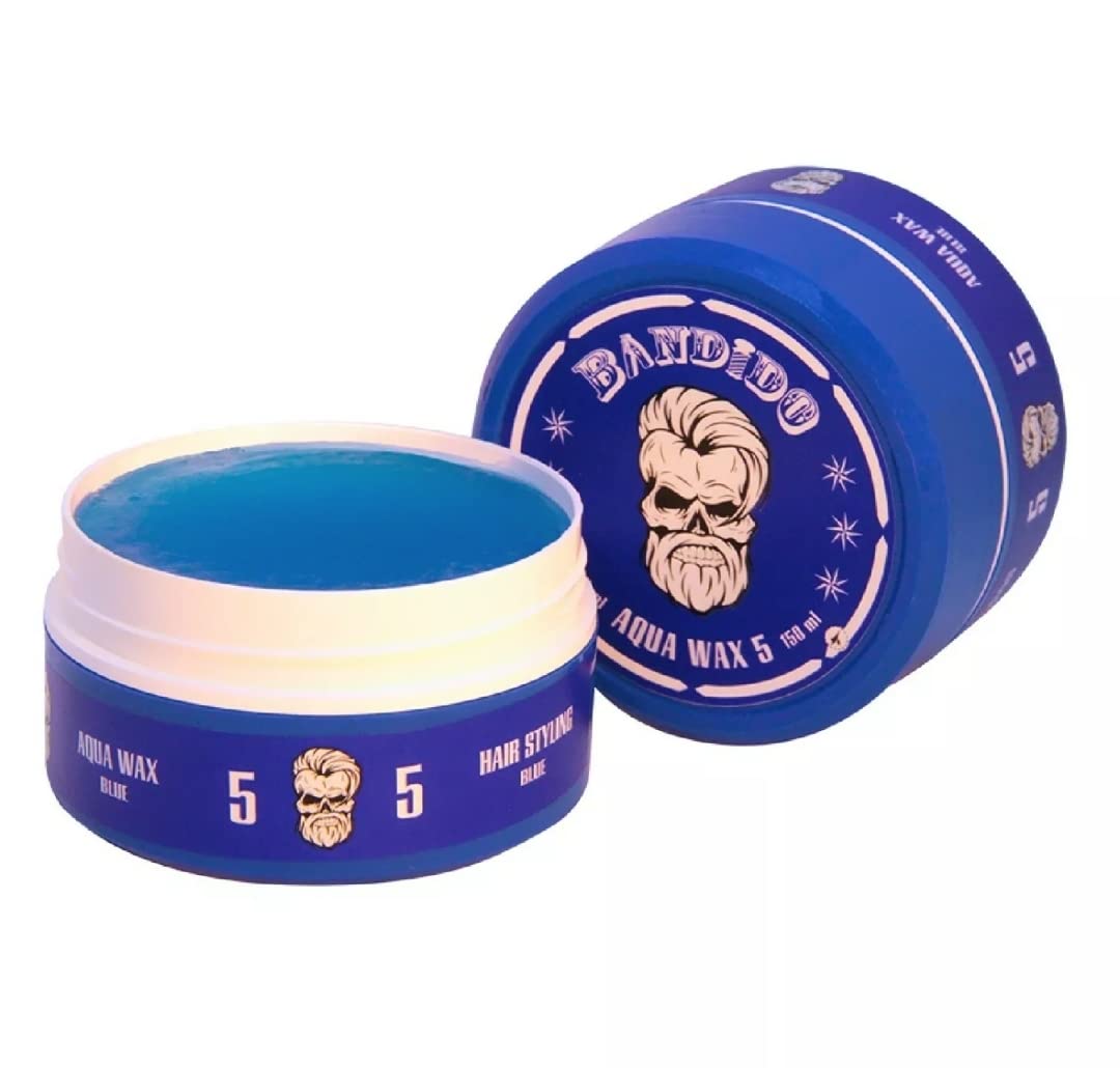 Bandido Aqua Hair Wax No. 5 | 150 ml | Hair Wax | Hair Styling Wax Men | Hair Gel Wax with Chewing Gum Fragrance