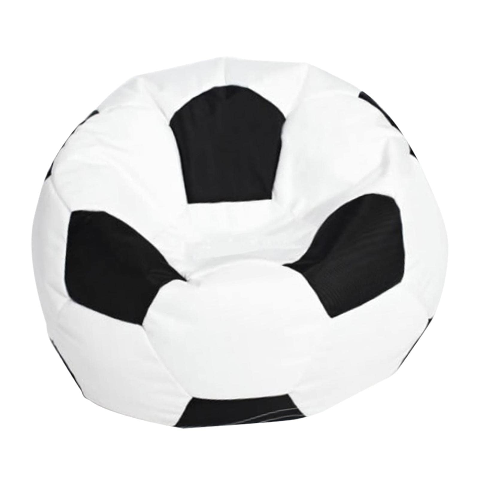 Estuche de Almacenamiento de Juguetes con Diseño de Fútbol para Niños, Blanco, Individual