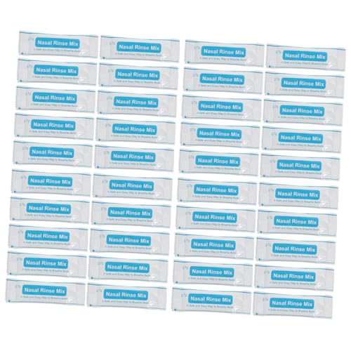 FIXOSHEE 80 pezzi Bustine Sali Nasali Istantanei per Risciacqui Nasali Protettivi Salina Fisiologica Senza Solubile Rapida per Pulizia Naso Adulti per Uso Quotidiano e Lavoro Esterna
