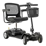Pride Mobility Go Go Ultra X 4-Wheel, Indoor & Outdoor S49 Travel Electric Mobility Scooter with Fro