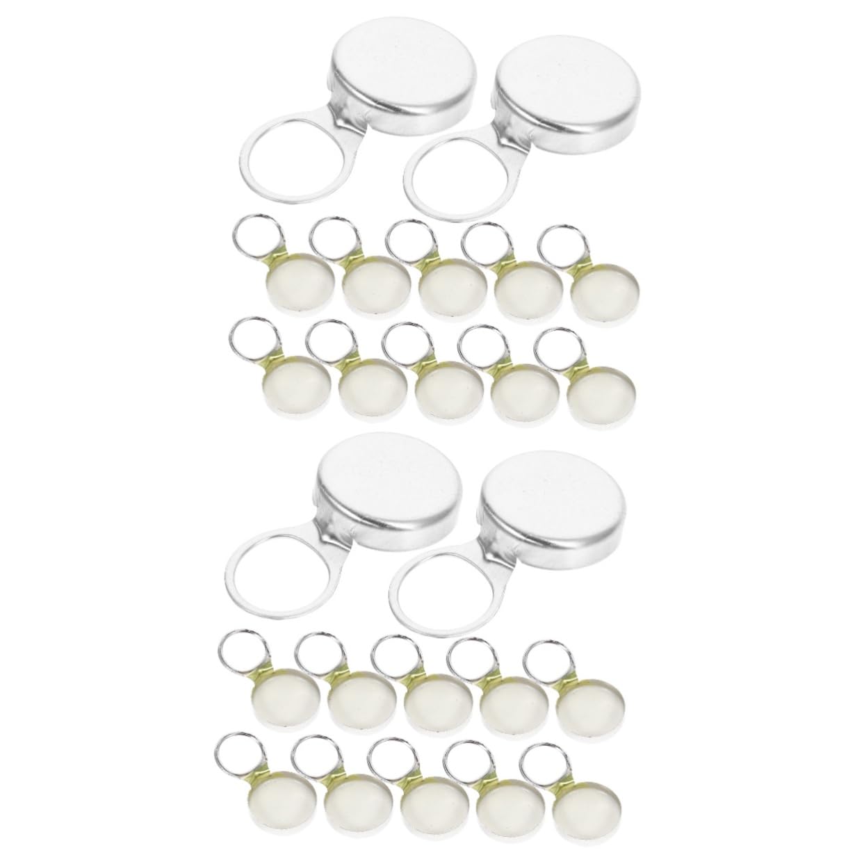 PRETYZOOM 2sets Bottle Caps for Soda Beer Soft Drinks Sealer Covers for Home Office Use Leakage Protection Taste Preservation 24pcs*2
