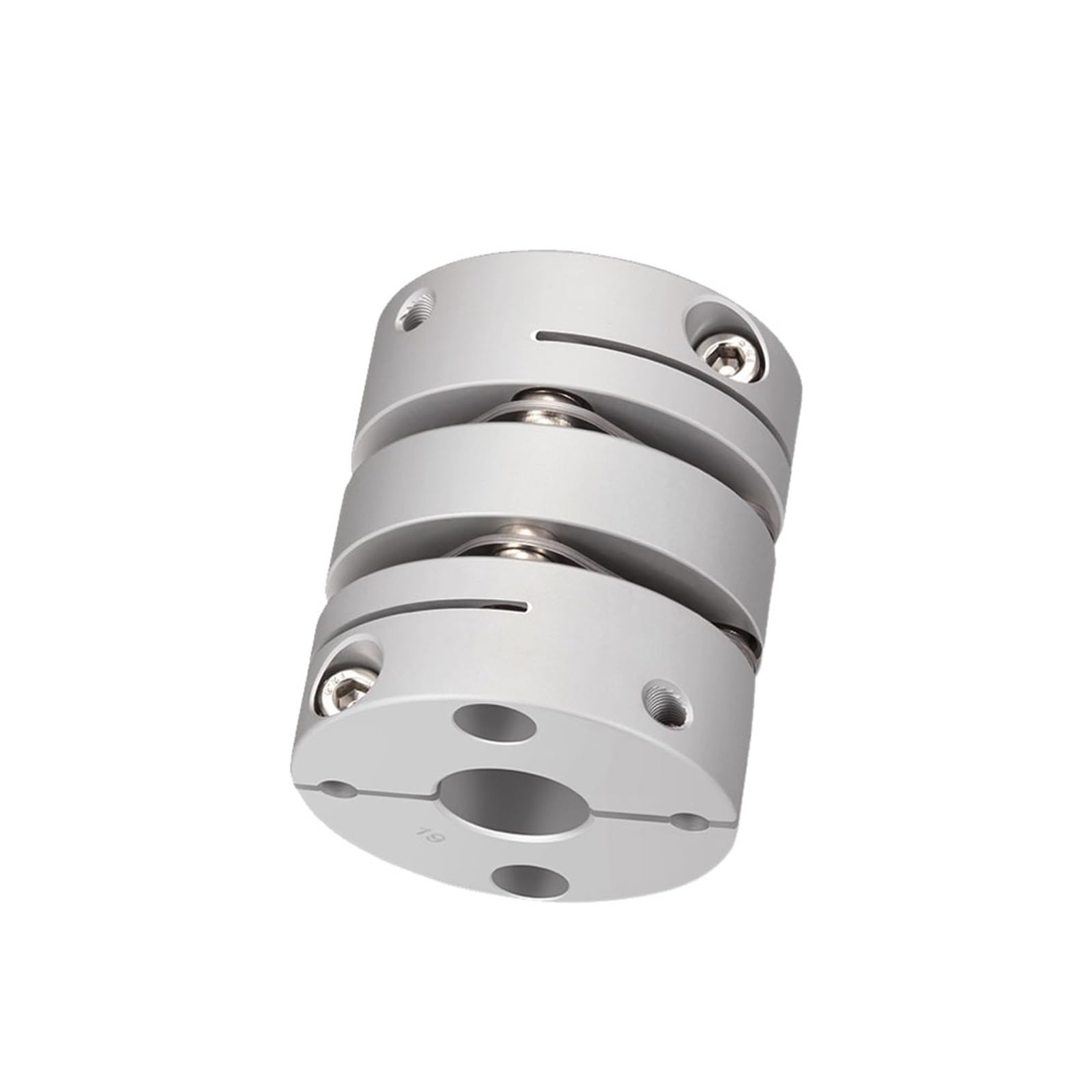 Conector de acoplamiento flexible de flor de ciruelo 1 Uds D19L27 doble diafragma eje acoplamiento Motor acoplador tornillo elasticidad acoplador(5X6)