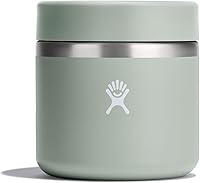 Hydro Flask 20 oz Insulated Food Jar - Leakproof Stainless Steel Lunch Container for Hot Soup, Cold Snacks, Agave Green