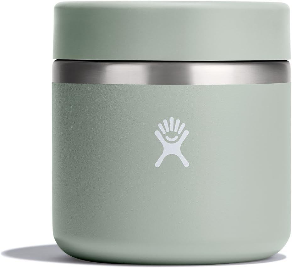 Food Jar – Insulated Stainless Steel, Snack Travel Container for Hot Food, Lunch, & Soup 20 Oz Agave Green