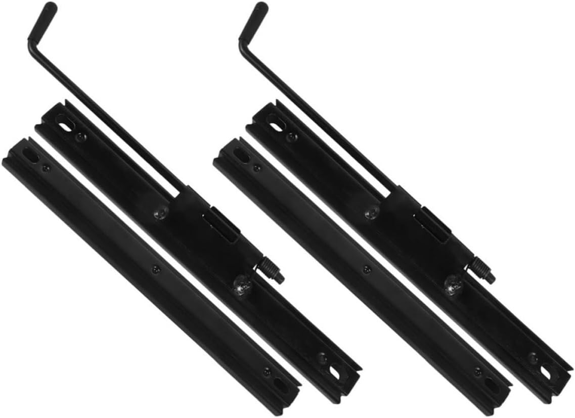 FOMIYES Universal Car Seat Slider Track Brackets 2 Pairs Adjustable Seat Mounting Rail Set for Go Kart Four Wheel Off-Road Utv Vehicle