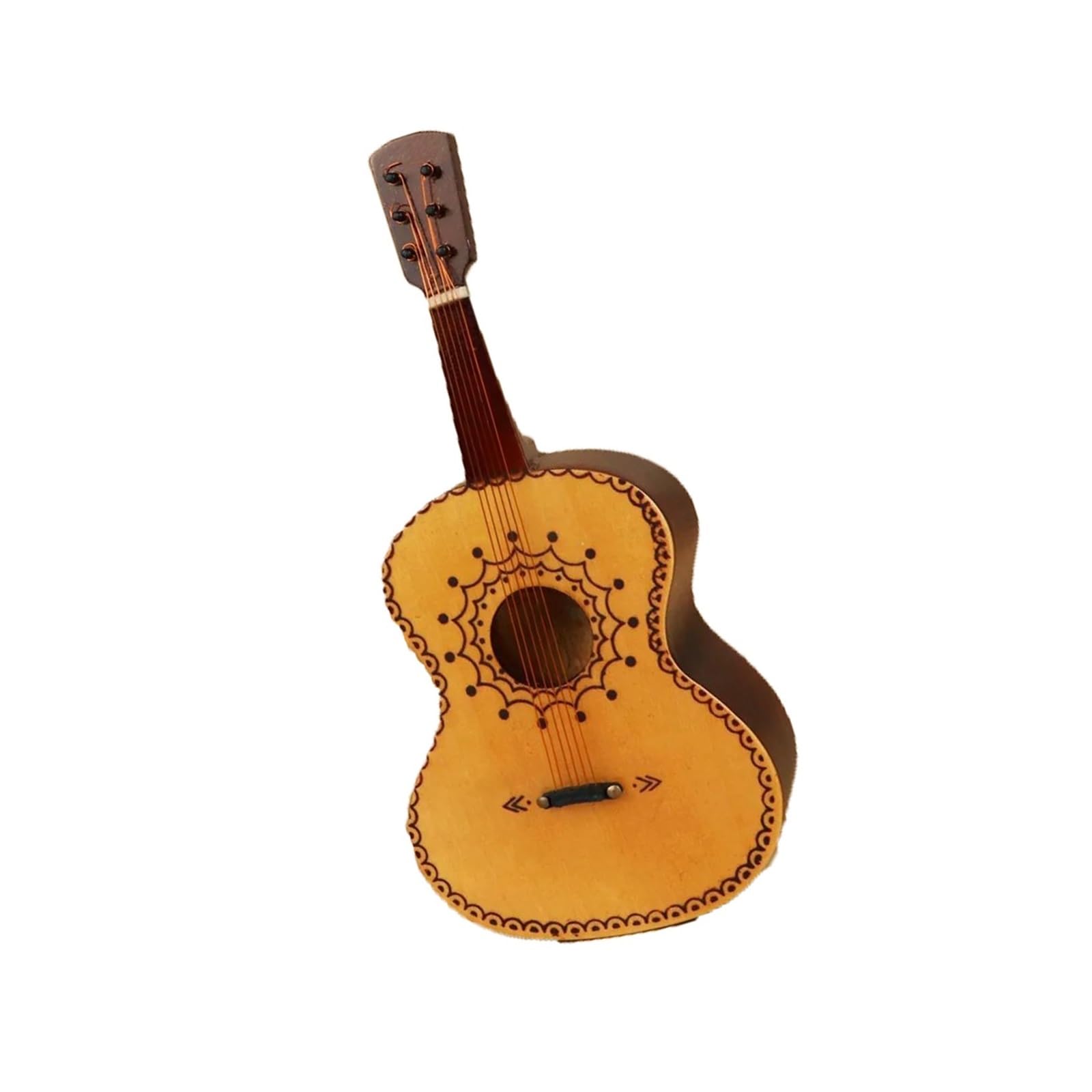 model instrumentu muzycznego Miniaturowa Gitara Mini Kolekcja Instrumentów Muzycznych Drewniane Ozdoby Dekoracyjne Model Dekoracji