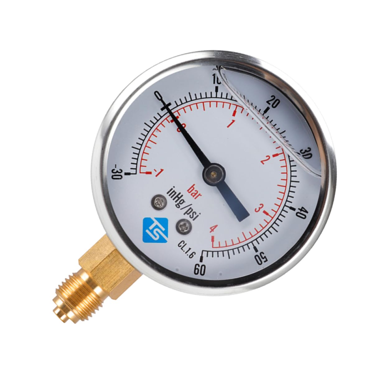 Digital Manometer Vakuum Suite wasserdruckmessgerät Haushalt ölen Test Tabelle Manometer Edelstahl Anzahl