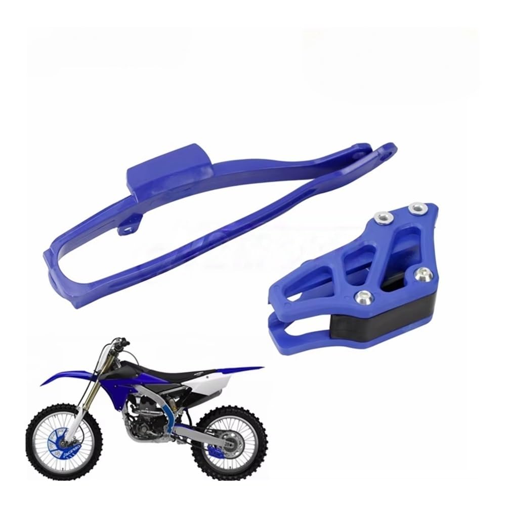 De Guía Cadena Deslizante Motocicleta Azul para YZ125 para YZ250 para YZF250 para YZF450 para WR250 para WR450 2007-2019 Guía Y Tensor