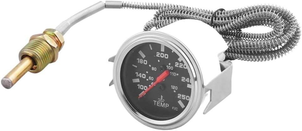52MM Pointer Electrical Water Temperature 12V Temp Gauge Car for Endxedo Meter With Sensor NPT [part]