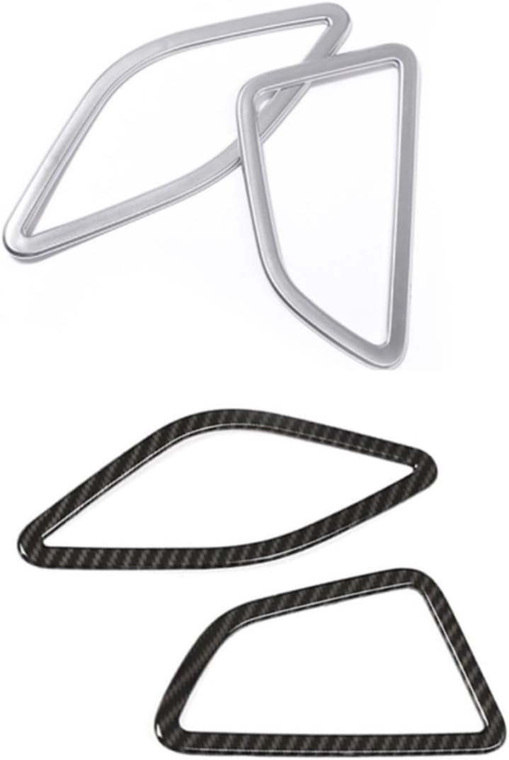 GERRIT Car Accessories Car Dashboard Air Condition Vent Outlet Frame Cover Trim Sticker Interior Accessory Fit for BMW 2 Series F45 F46 218i 220i 2015-2018 Upholstery Care (Color : Silver)