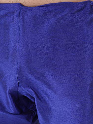 Image of HUZUR Men Pyjama,Churidar,Bottom wear,Silk Blend,Regular Fit,Wedding,Party,Festival,Family Funcation,White,Gold,Pajama