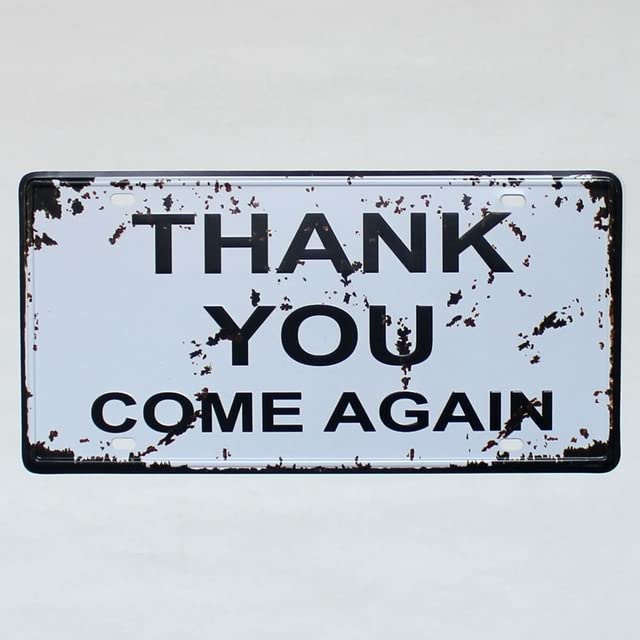 Placa retro de metal para decoración de pared, 20 x 30 cm, 4 unidades