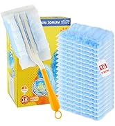 18 Count Heavy Duty Duster Refills for Swiffer, Multi-Surface 4X Microfibers Traps & Locks 3X Mor...