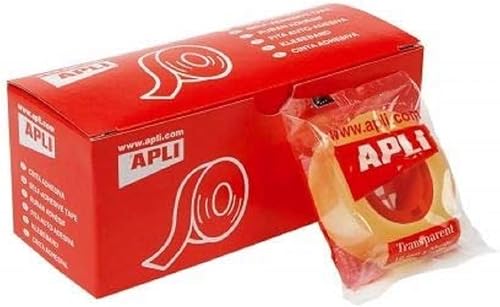 APLI 11169 - Rollo cinta adhesiva (12 mm x 33 m)
