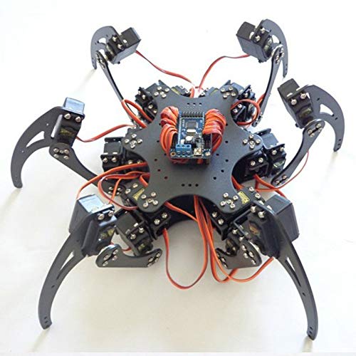 【CUSTOM BORDERLESS】SPIDER25 gunllic Buy Mingchuan 18DOF Aluminium Hexapod Robotic Spider Six Legs