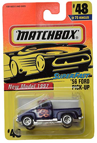 Matchbox '56 Ford Pick Up Purple #48 SuperFast Series miniatura 1