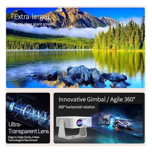 Projecteur 720P Native résout les problèmes de flou grâce à l'Auto Focus - 3