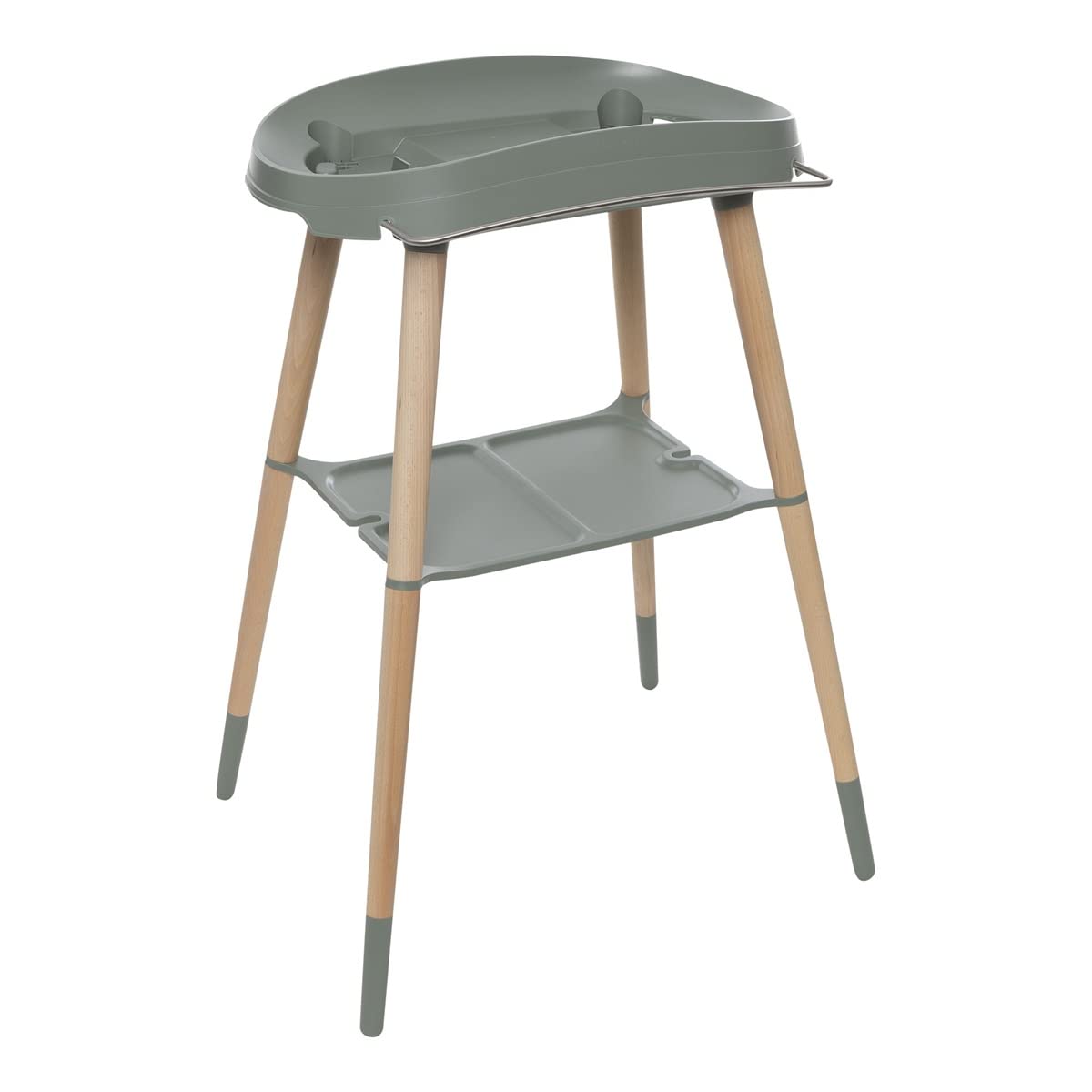 Bebe-Jou Badewannenständer Sense Breeze Green mit schönen Holzbeinen | 421730