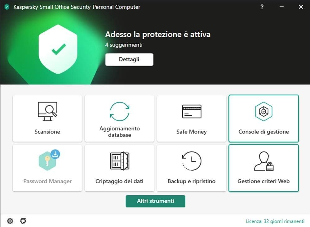 nextradeitalia Kaspersky Small Office Security 2024 - PC/Mac/Android/iOS -25 UTENTI-3 Server-1 Anno