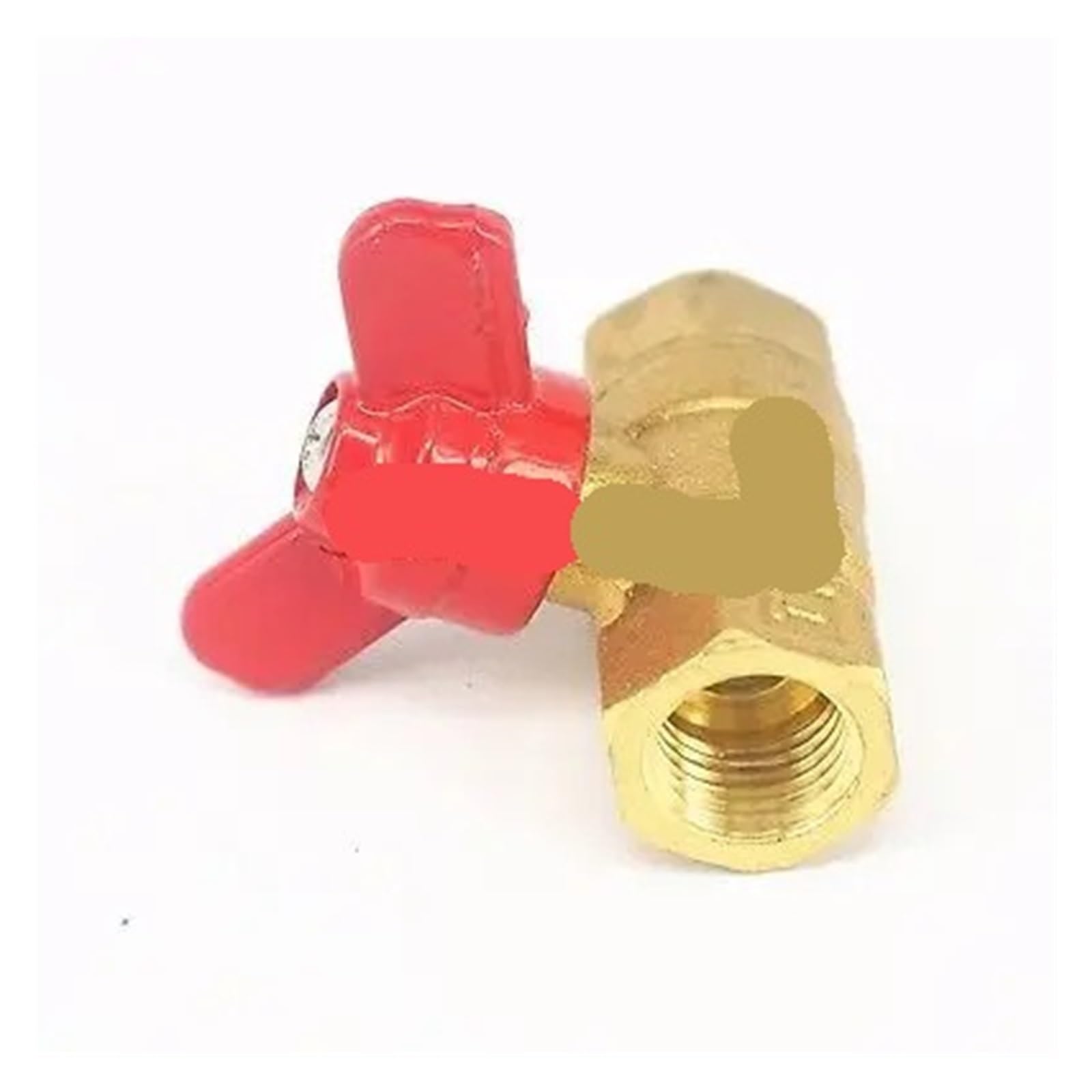Robinet à tournant sphérique en laiton 3/8 vanne d'arrêt papillon pour air eau gaz