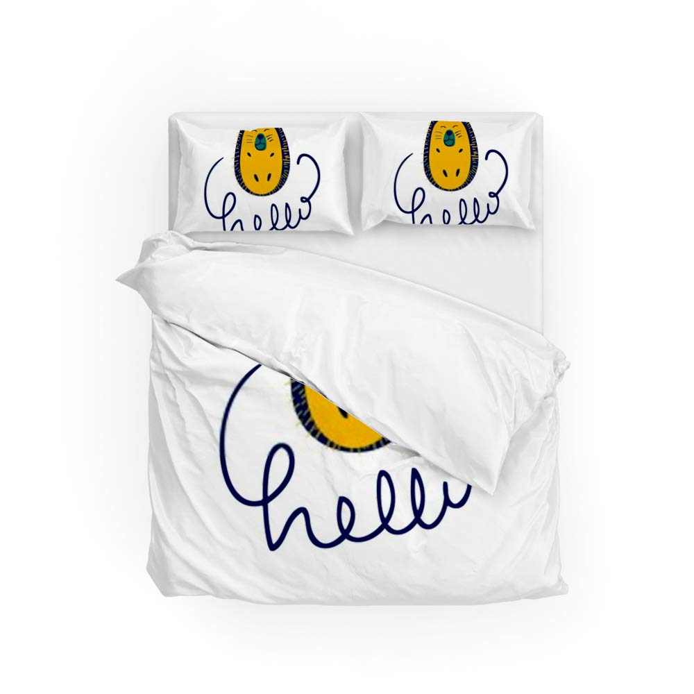 Parure de lit housse de couette motif hérisson pour simplifier l'entretien du linge