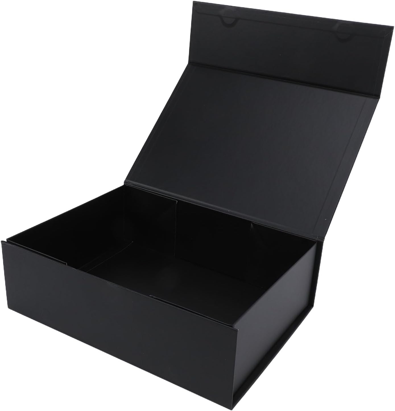 ZIRLANLV Foldable Magnetic Gift Box, Flip Open Large Box for Valentine's Day, Ideal for Jewelry and Perfume (Black)