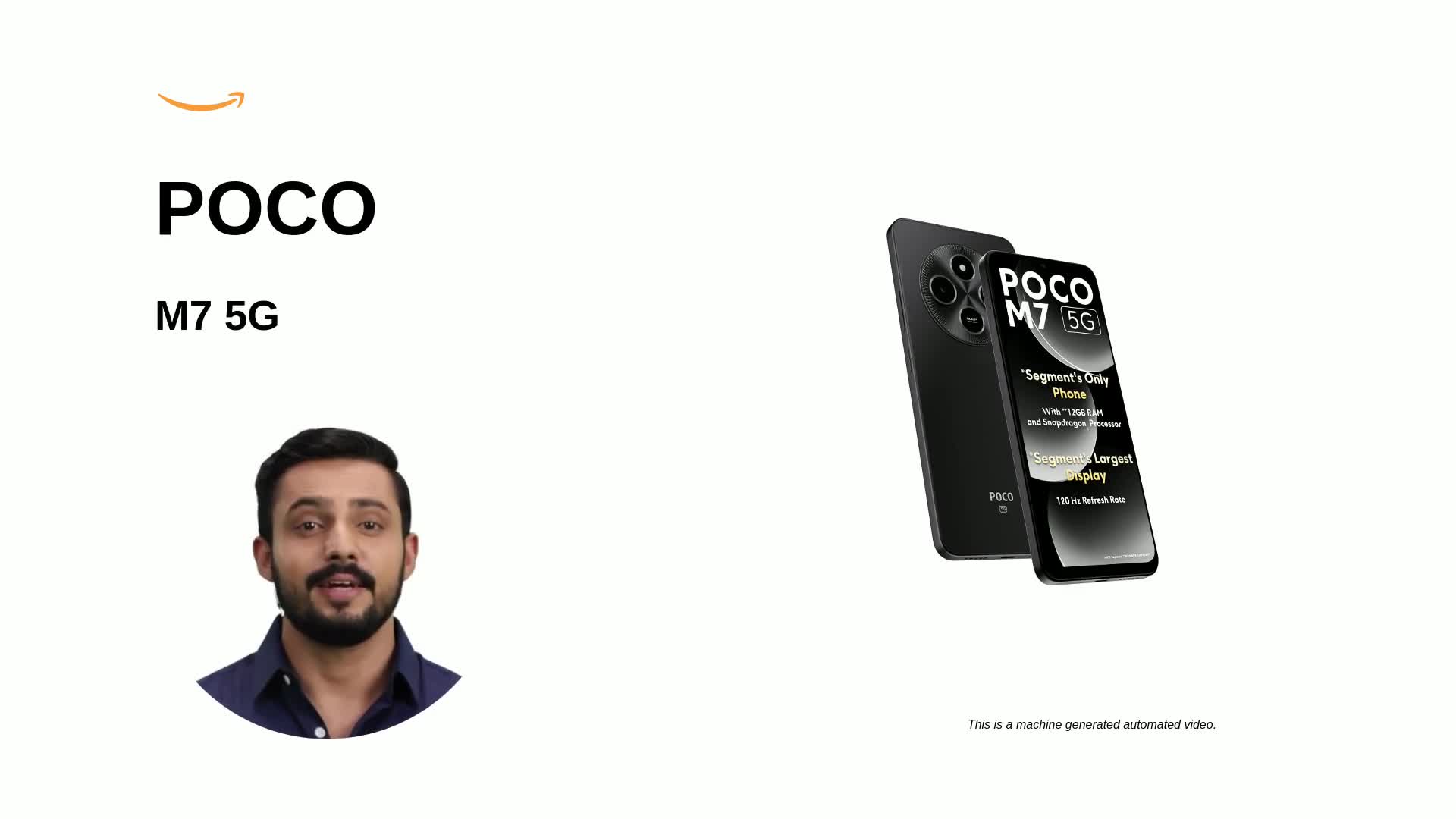 POCO M7 5G, Satin Black (6GB, 128GB) : Amazon.in: Electronics