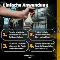 Autopflege Set: Dr. Wack A1 ALL in ONE Care & Protect 500ml + Shiny Freaks Ultra Soft Allrounder 40x40 320GSM | alle Außenflächen in einem Schritt pflegen, schützen und sauber nacharbeiten | 2-teilig – Ansicht 5